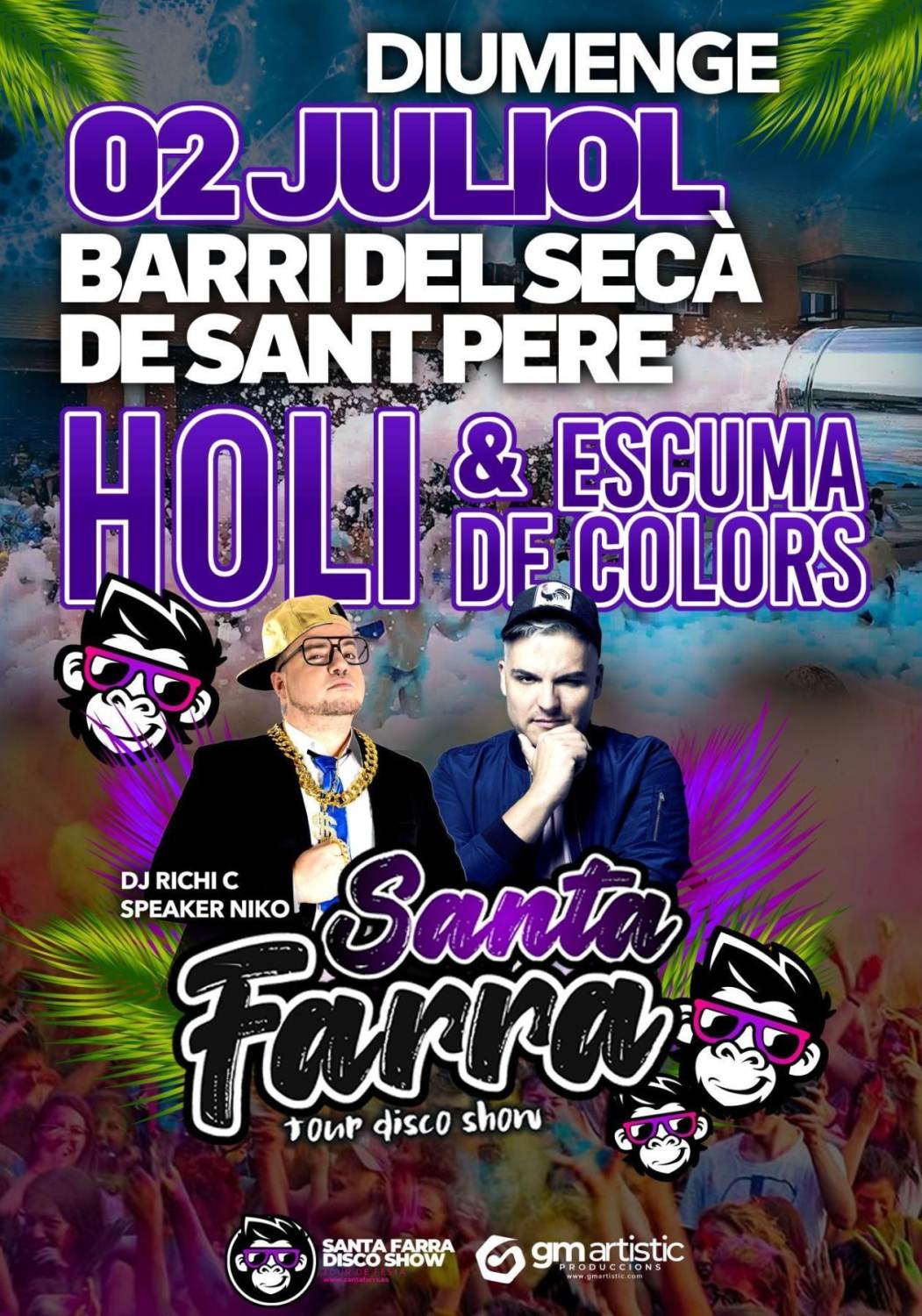 HOLI & ESCUMA DE COLORS